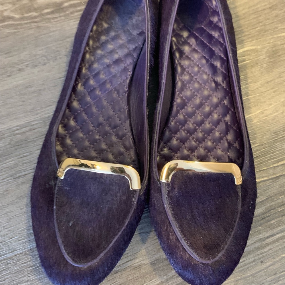 Tory Burch Fur Flats